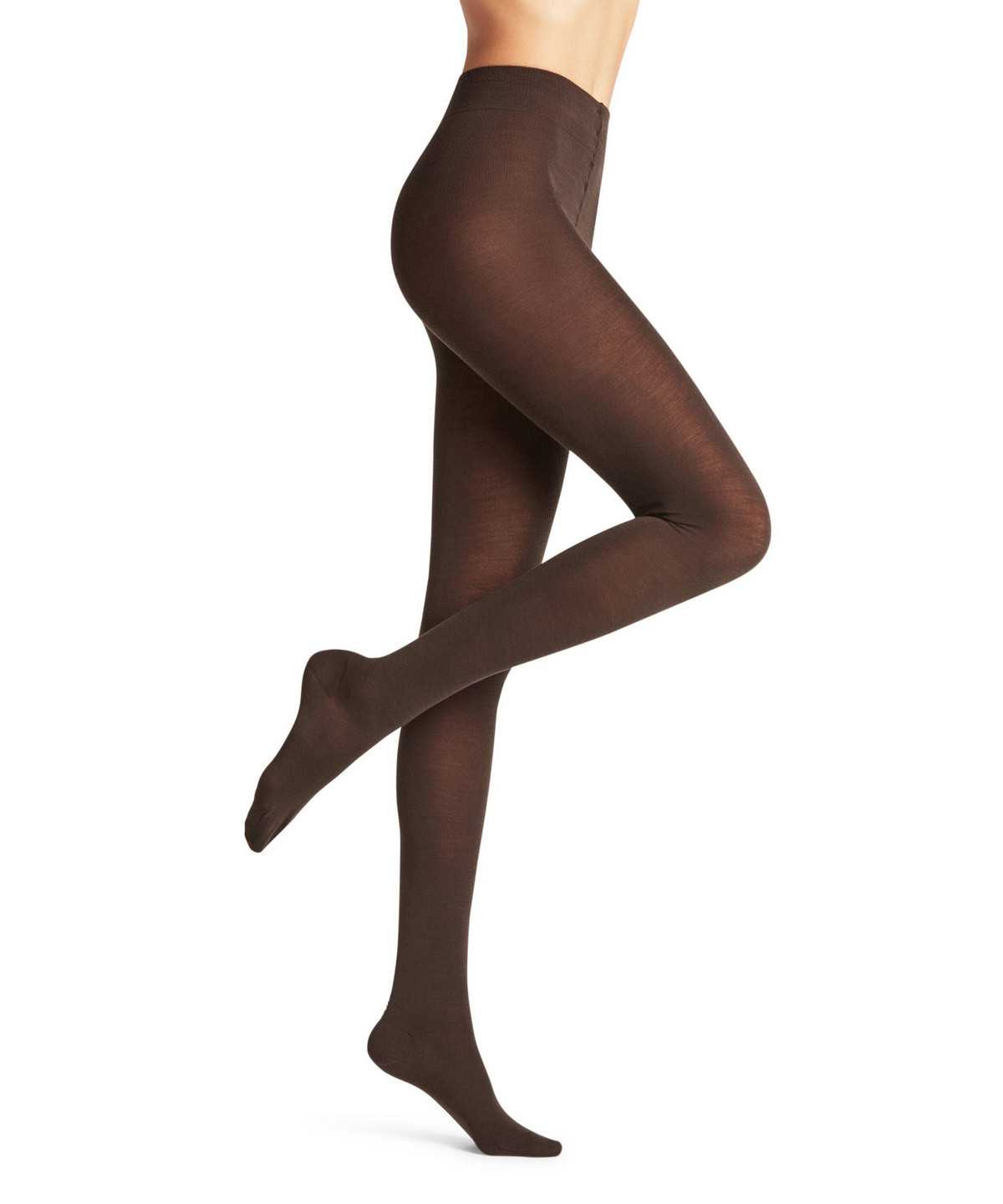 Tights Falke Softmerino Tights Damskie Brązowe | XIRJBG-231