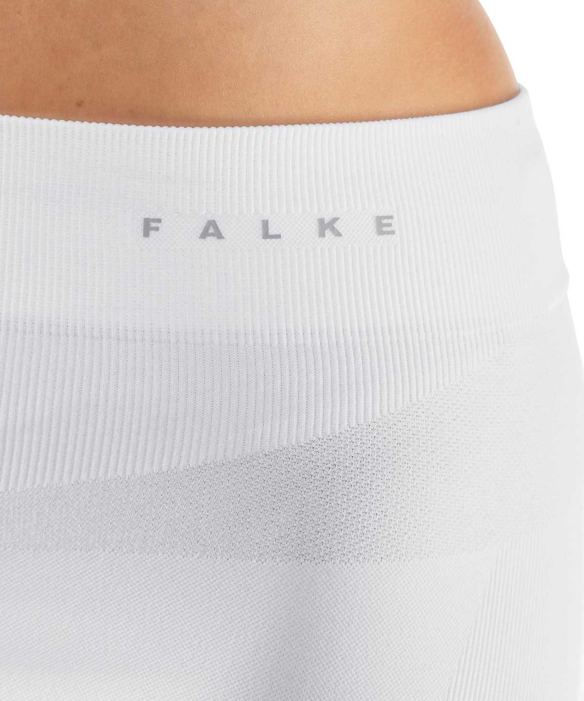 Tights Falke Tights Maximum Warm Damskie Białe | PLDIGE-015