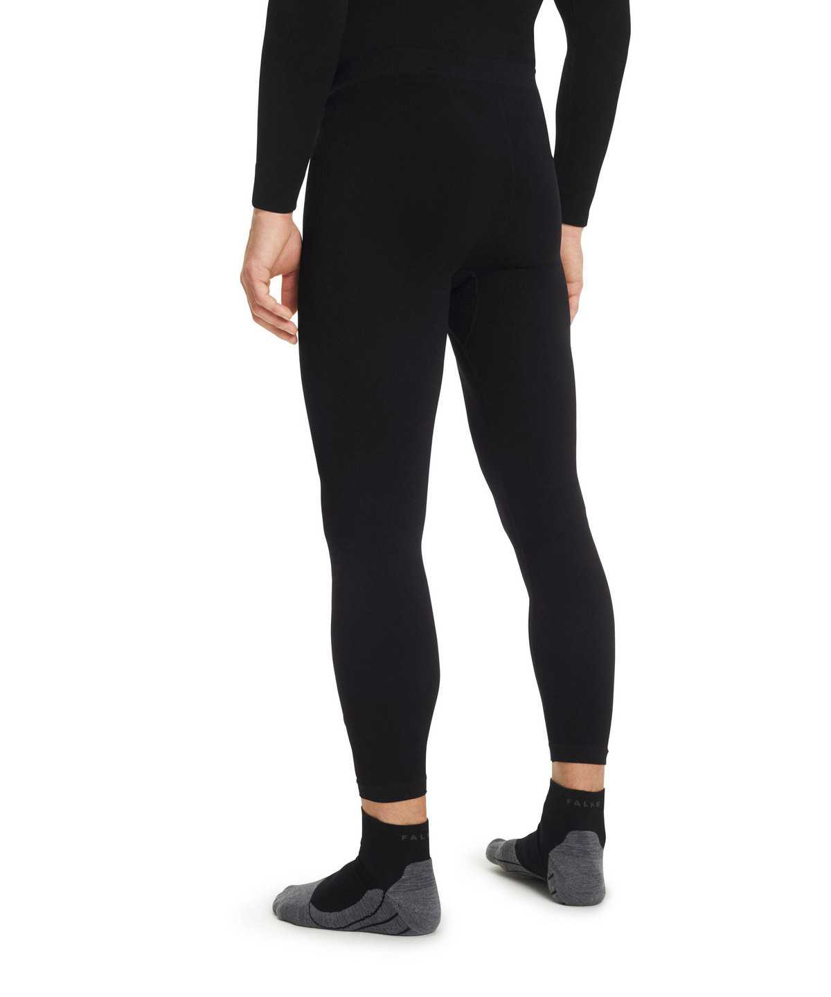 Tights Falke Tights Maximum Warm Męskie Czarne | AQDCSI-316