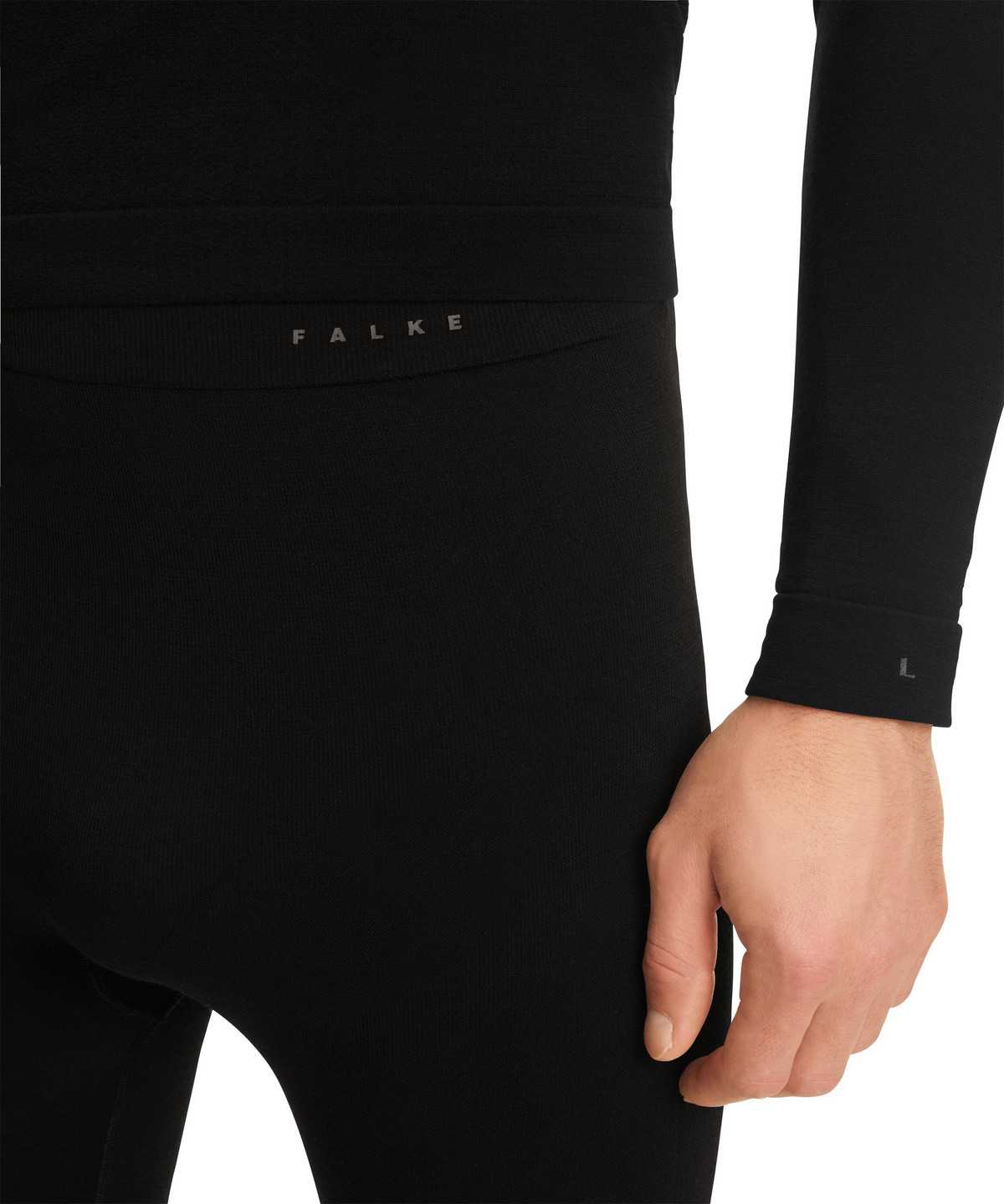 Tights Falke Tights Wool-Tech Light Męskie Czarne | VZATBC-842