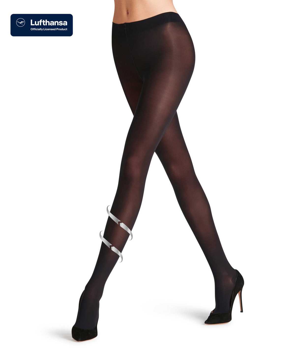 Tights Falke Vitalize 40 DEN Tights Damskie Czarne | SQIVZR-279