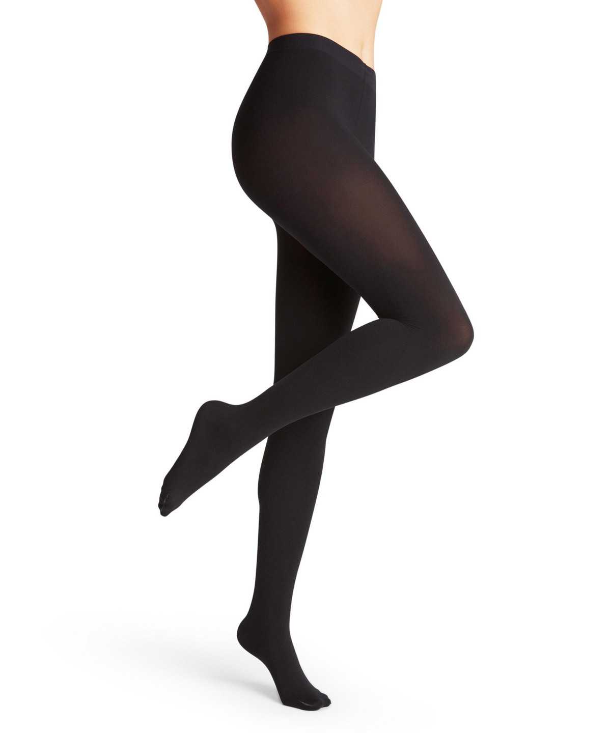 Tights Falke Warm Deluxe 80 DEN Tights Damskie Czarne | YDHTEG-124