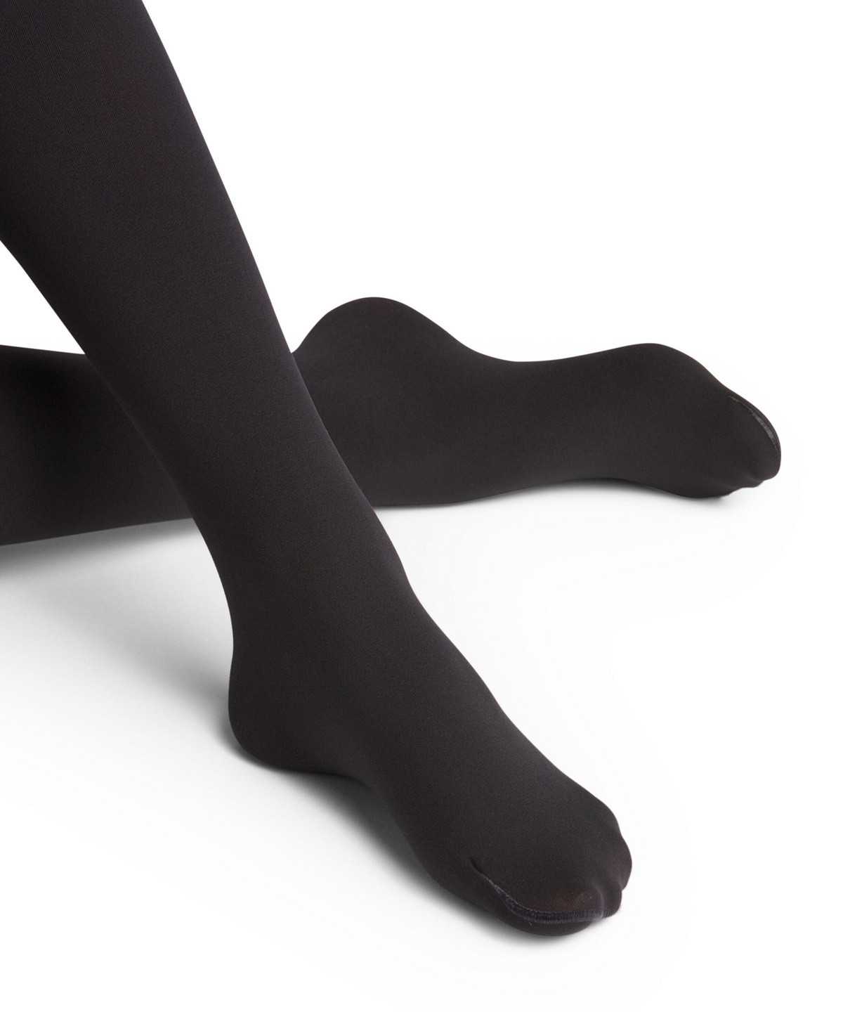 Tights Falke Warm Deluxe 80 DEN Tights Damskie Czarne | YDHTEG-124