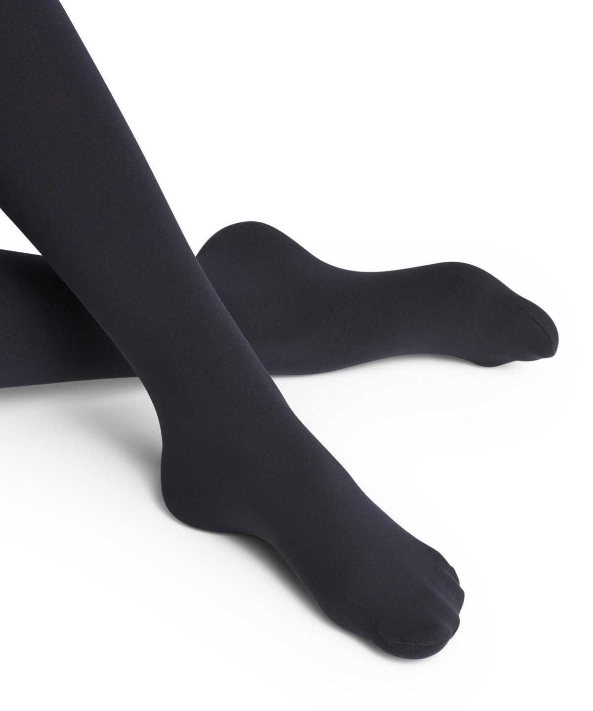 Tights Falke Warm Deluxe 80 DEN Tights Damskie Niebieskie | PJWQTX-845